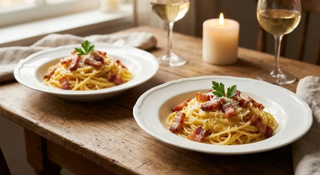 Carbonara for Two (Perfect Date Night Recipe) - carbonara carbonara recipe