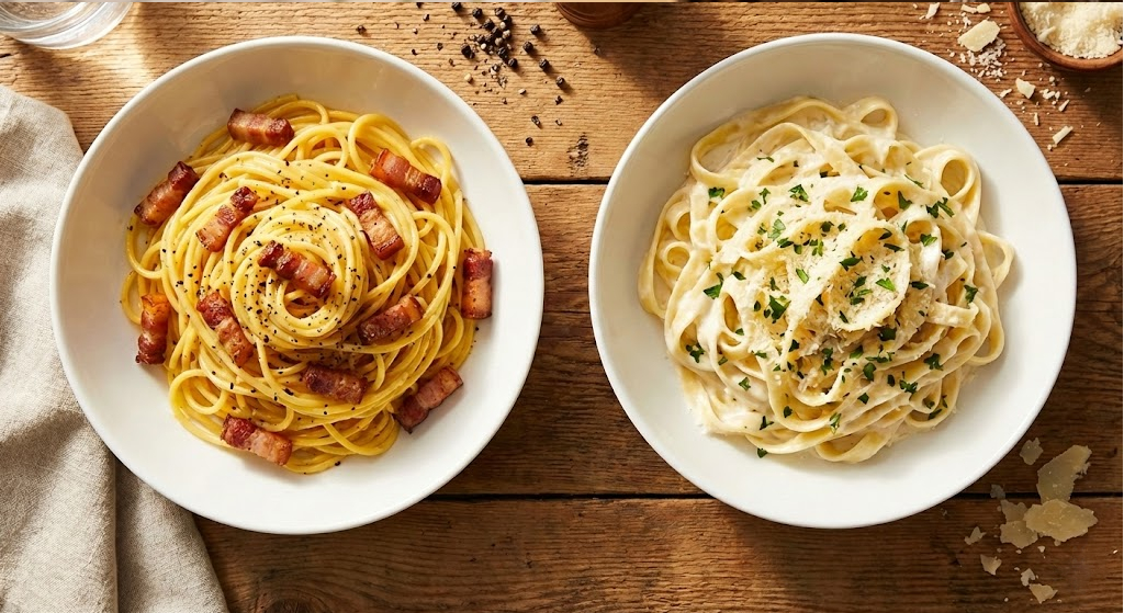 Carbonara vs Alfredo: What's the Difference?