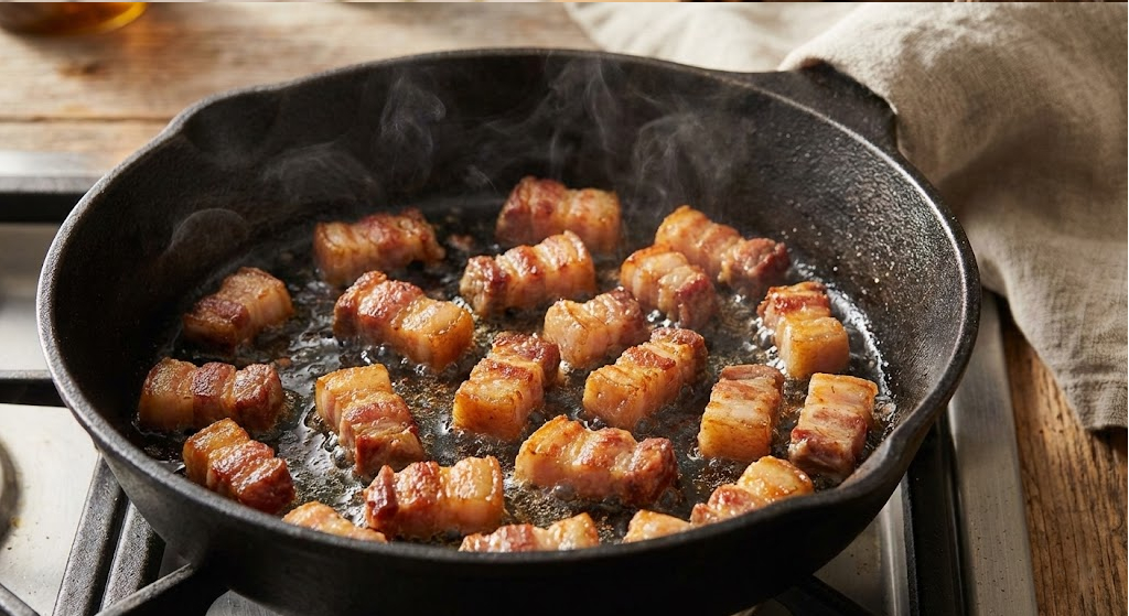How to Render Guanciale Perfectly for Carbonara