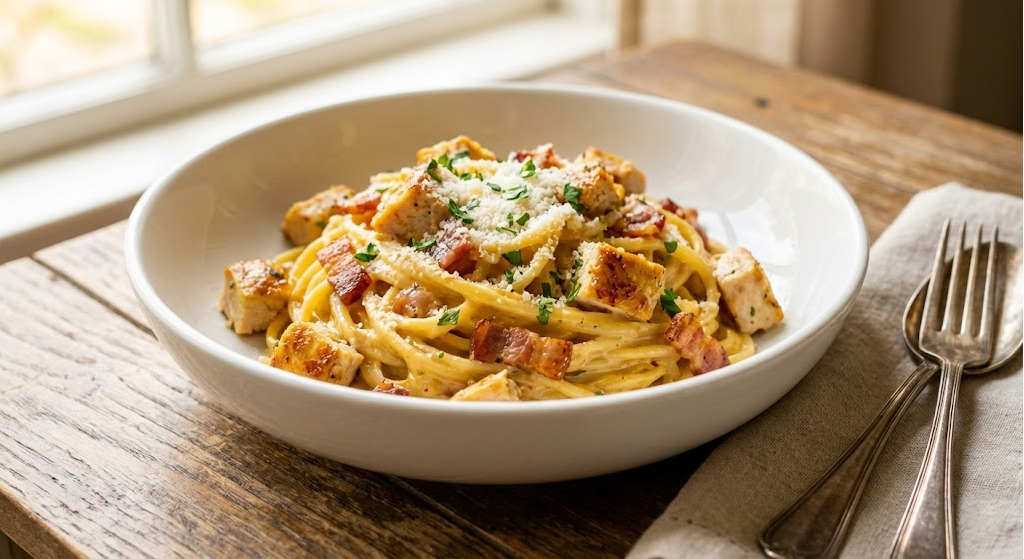 Chicken Carbonara Pasta