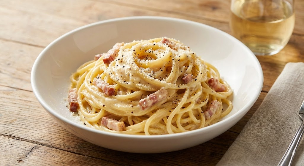 Creamy Carbonara Recipe (With Cream)