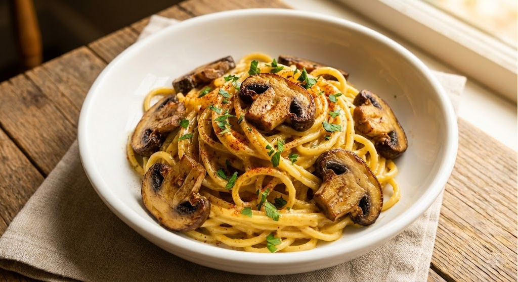 Vegetarian Carbonara Recipe